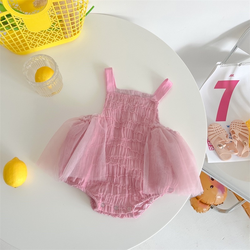 Set áo trắng tay ren kèm váy body hồng cho bé diện đầy tháng, đi chơi, đi tiệc, thôi nôi