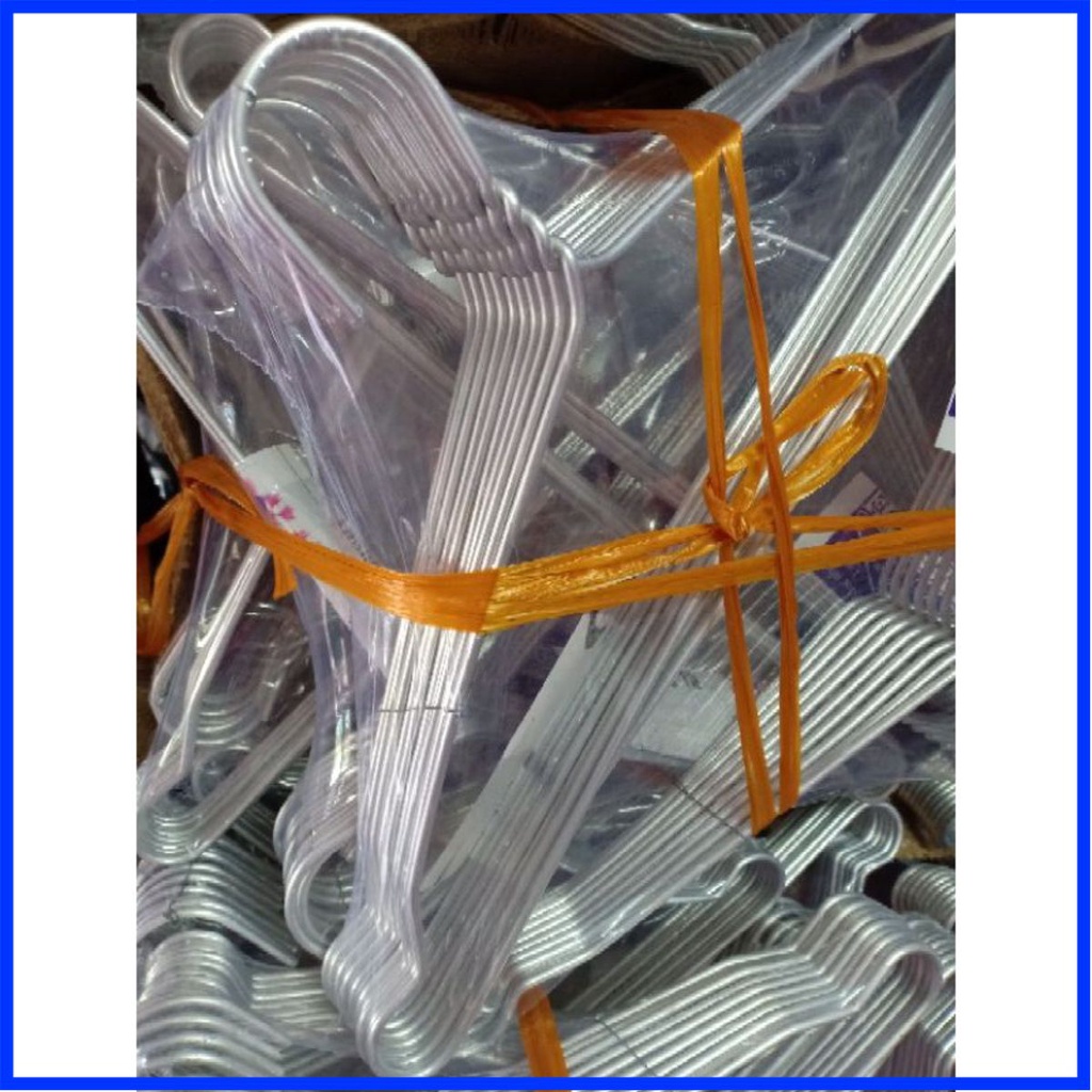 [Tổng kho] SÉT 10 MÓC NHÔM CỠ ĐẠI TREO QUẦN ÁO DÀY, ÁO KHOÁC 45CM