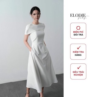 Váy dự tiệc, đầm dự tiệc grace trắng cao cấp, thanh lịch élodie