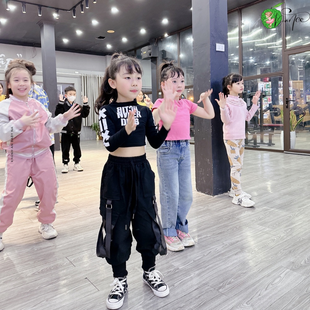 Quần Jogger nhảy FANE bé trai bé gái hiphop đi chơi đi nhảy đồ tập zumba tiktok dance hiện đại