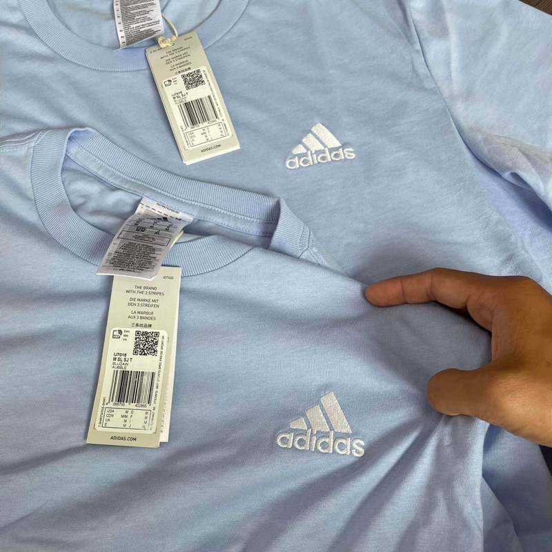 ÁO THUN ADIDAS CHÍNH HÃNG THỂ THAO - MÀU XANH - IJ7018