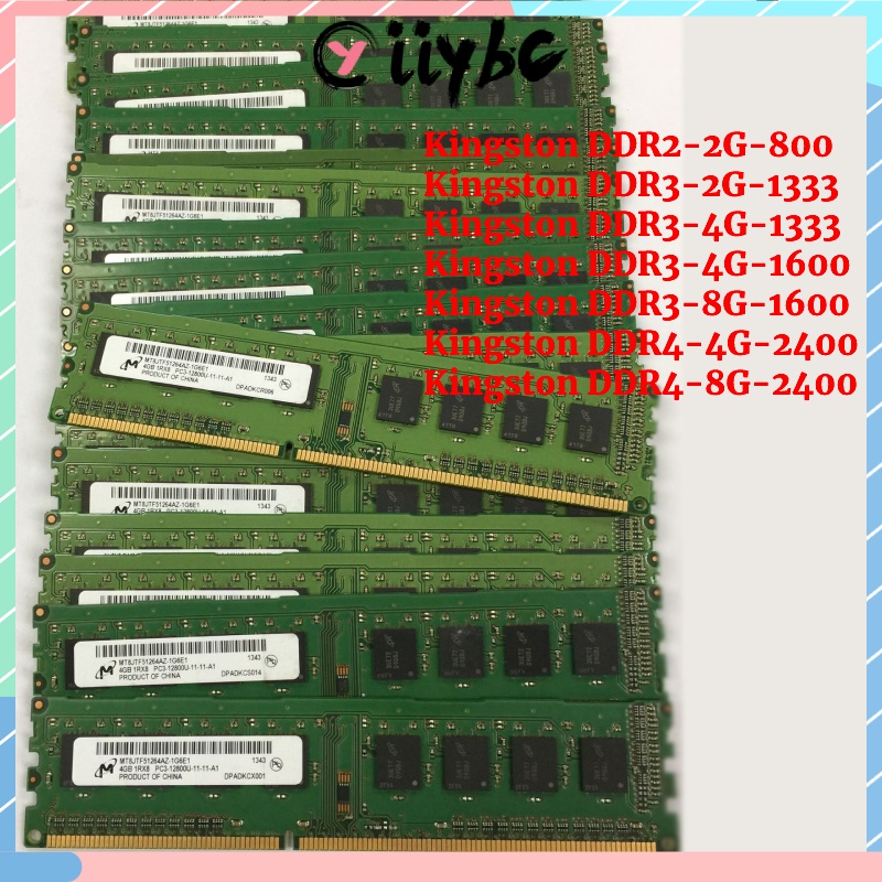 Thẻ Nhớ Kingston 2G / 4G / 8G-DDR4 / DDR3 / DDR2 / Tốc Độ Cao Cho Máy Tính