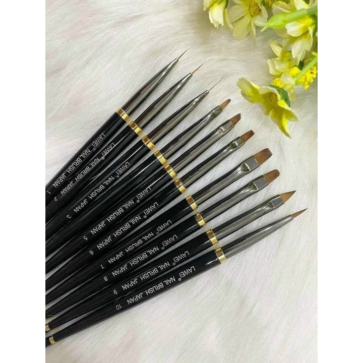 Set cọ 10 cây chuyên dụng vẽ Nail-B281