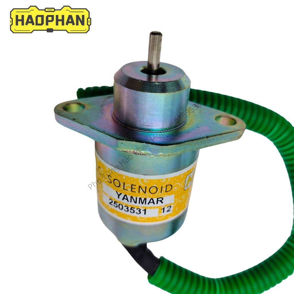 Solenoid Rơ le tắt máy  R55/PC40/55 điện áp 12V dùng cho máy xúc và loại máy công trình khác