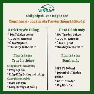 TRÀ ĐEN PEKOE VINSAF 500gr