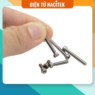 Ốc lục giác M2 | M3 inox 304 đầu tròn nhiều kích thước