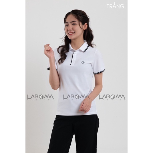 Áo phông polo NỮ Laroma, cổ đức, chất liệu thoáng mát cao cấp thấp hút mồ hôi