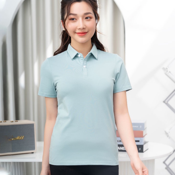 Áo Thun polo nữ TOLI có cổ sơ mi, dáng ôm nhẹ, vải Cotton mềm mịn,chính hãng cao cấp [TF26]