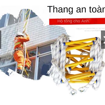 Thang dây chống cháy cách điện loại 10m cái có kiểm định PCCC