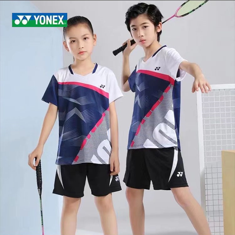 Áo Thun Chơi Cầu Lông Tay Ngắn Thoáng Khí Yonex 3619B Cho Bé