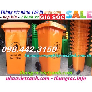 Thùng rác 120 lít