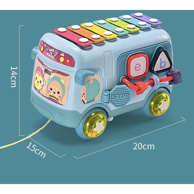 ĐỒ CHƠI CHO BÉ 18M+ Xe Bus Đa năng