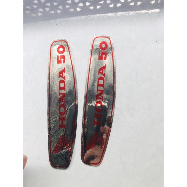 Tem Cub 50-78 Đỏ Mặt Nạ Dài Decal in