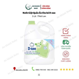 Chính hãng có tem Đại Thịnh - Nước giặt quần áo em bé Dnee 3000ml