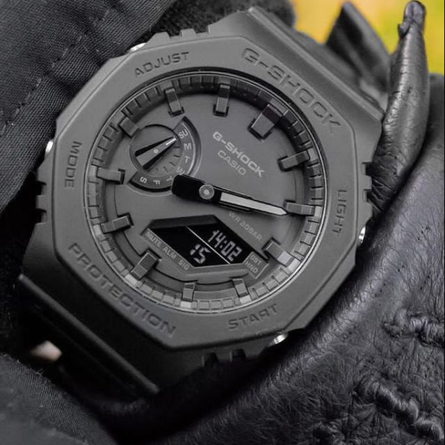Đồng Hồ Nam G-Shock GA-2100DR Full Phụ Kiện - Đồng Hồ Thể Thao Chống Nước Chống Va Đập Chạy Full Kim , Auto Light