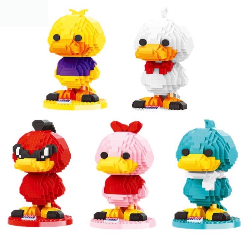 Mô hình Lego Vịt Balody   siêu nhân Marvel vịt dễ thương, Đồ Chơi Xếp Hình