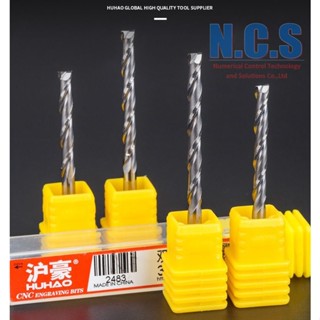 Huhao - Mũi dao cắt CNC xoắn 2 lưỡi thân 3.175, loại tốt