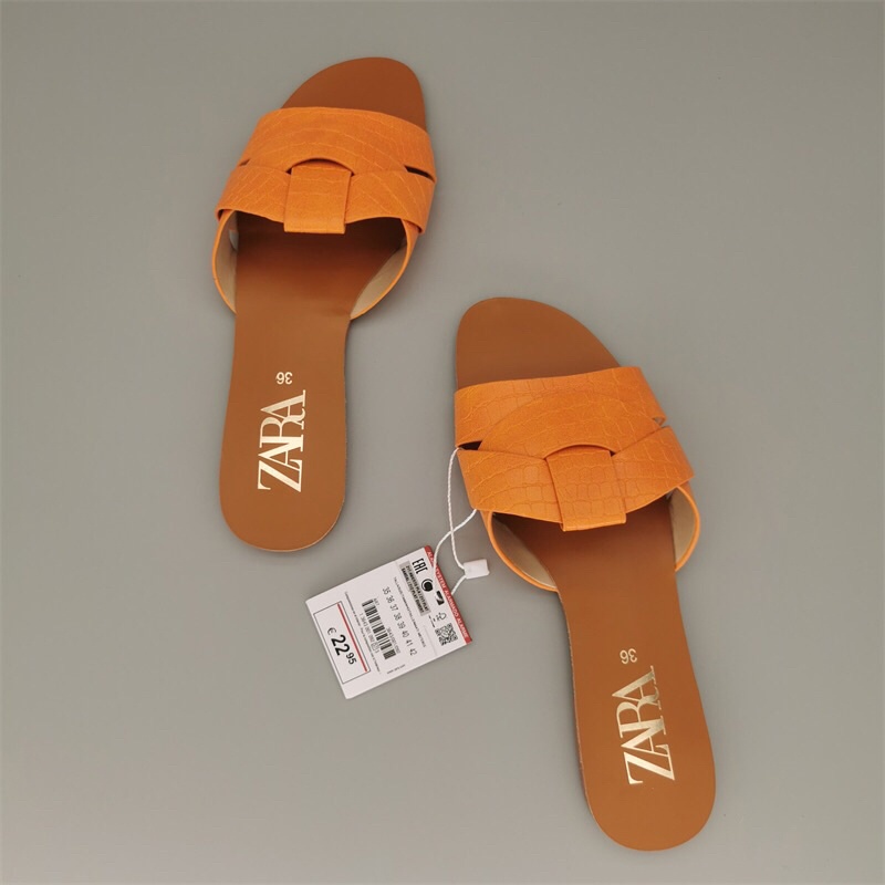 🍀HÀNG SẴN🍀Dép Za.Ra Quai Đan 3 Màu