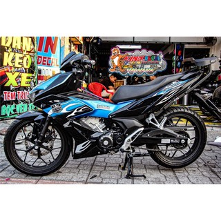 Tem Rời Winner X mẫu lửa màu đen xanh trắng