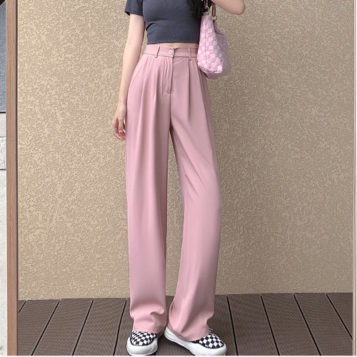 Quần Màu Hồng Hottrend, Dài 100 Cm Dáng Suông Lưng Thường, Size SMLXL , Q 07- Kila Fashions.vn