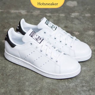 Giày Sneaker Nam Nữ Adidas Stansmith Trắng Gót Đen (tặng vớ + freeship+fullbox)