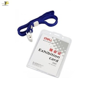 2 bộ Thẻ Đeo Dọc 68 x 95mm Deli 5757