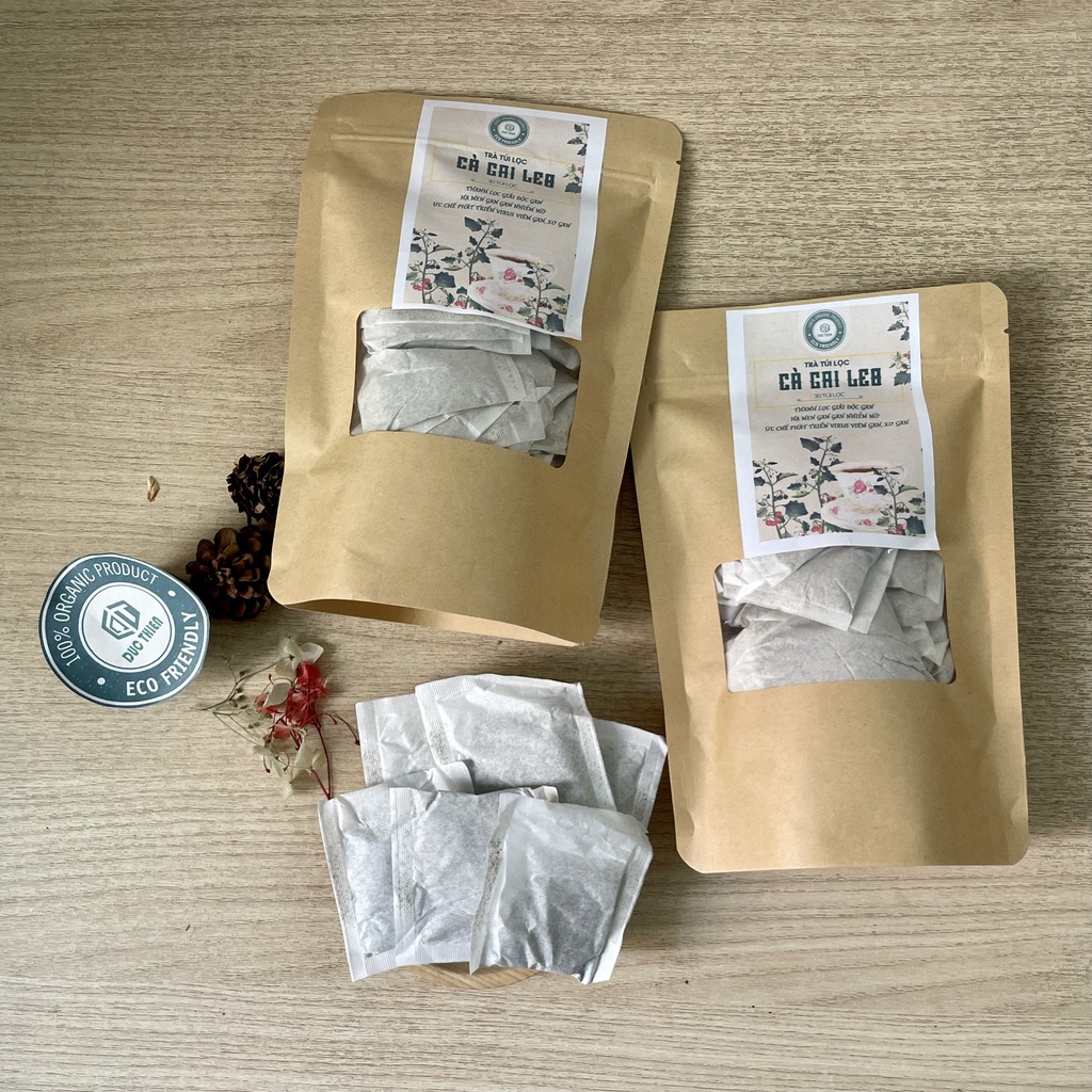 Trà Túi Lọc Cà Gai Leo Đức Thiện  - Hỗ Trợ Hạ Men Gan, Gan B,C, U Gan Xơ Gan, Bảo Vệ Gan, Phòng Ung Thu