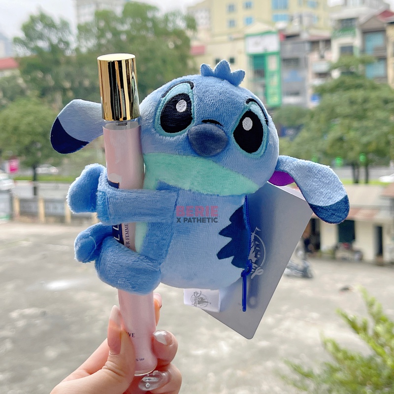 Gấu bông ôm dễ thương dùng trang trí gương xe, túi xách byberieshop