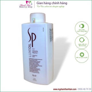 Dầu gội phục hồi tóc hư tổn Wella Sp Luxe Oil Keratin Shampoo 1000ml | New 2024