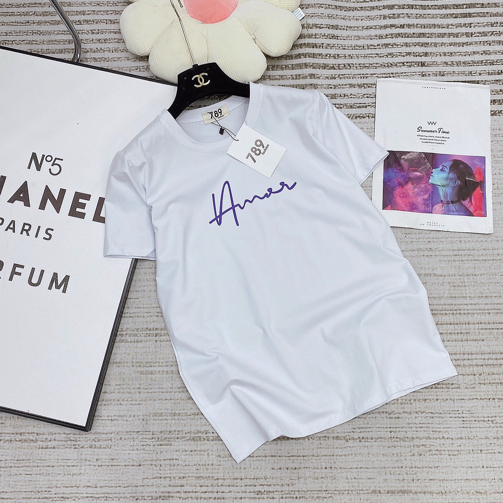 Áo thun thái nữ from vừa cổ tròn chất thun cotton thái AMOR YOHOMI mã AT002 dưới 60kg