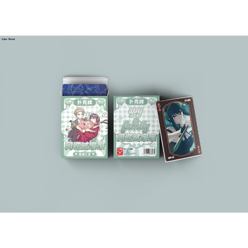 Bộ Bài Tây Spy x Family : Gia Đình Điệp Viên | Bộ Bài Tây 54 Lá / có hình/video thật