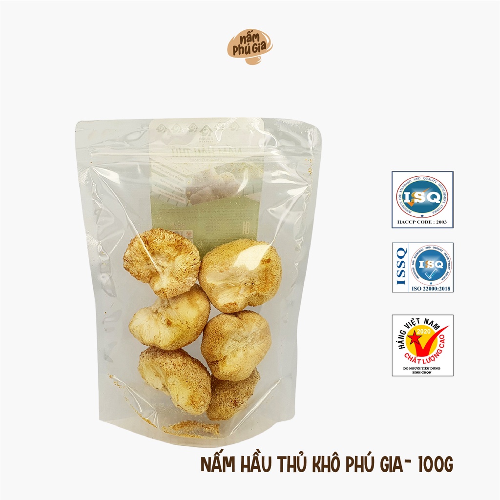 Nấm Hầu Thủ Khô Cao Cấp Gói 100g/300g/500g