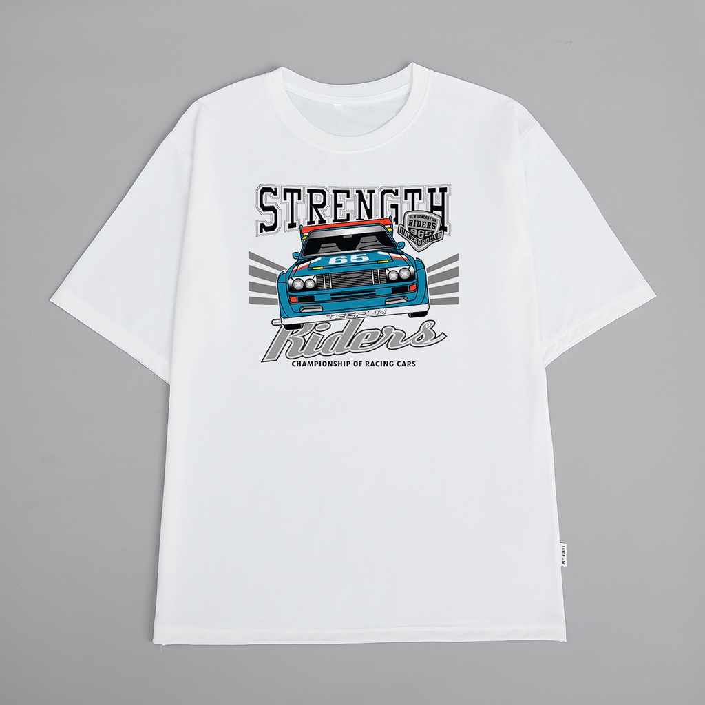 Áo Thun Unisex Strength TEEFUN (Có size trẻ em, Tay ngắn và Tay lỡ) Cotton 099