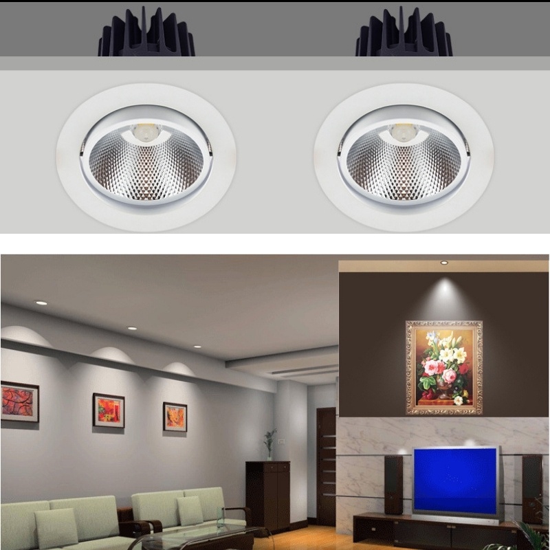 Đèn Led âm trần rọi LUX 10w/20w/30w COB