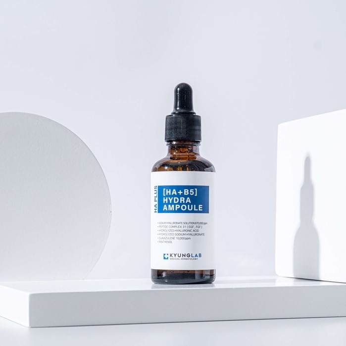 Tinh Chất Serum Căng Bóng Da Kyung Lab Ha Plus  Hydra Ampoule 50ml Duduhouse