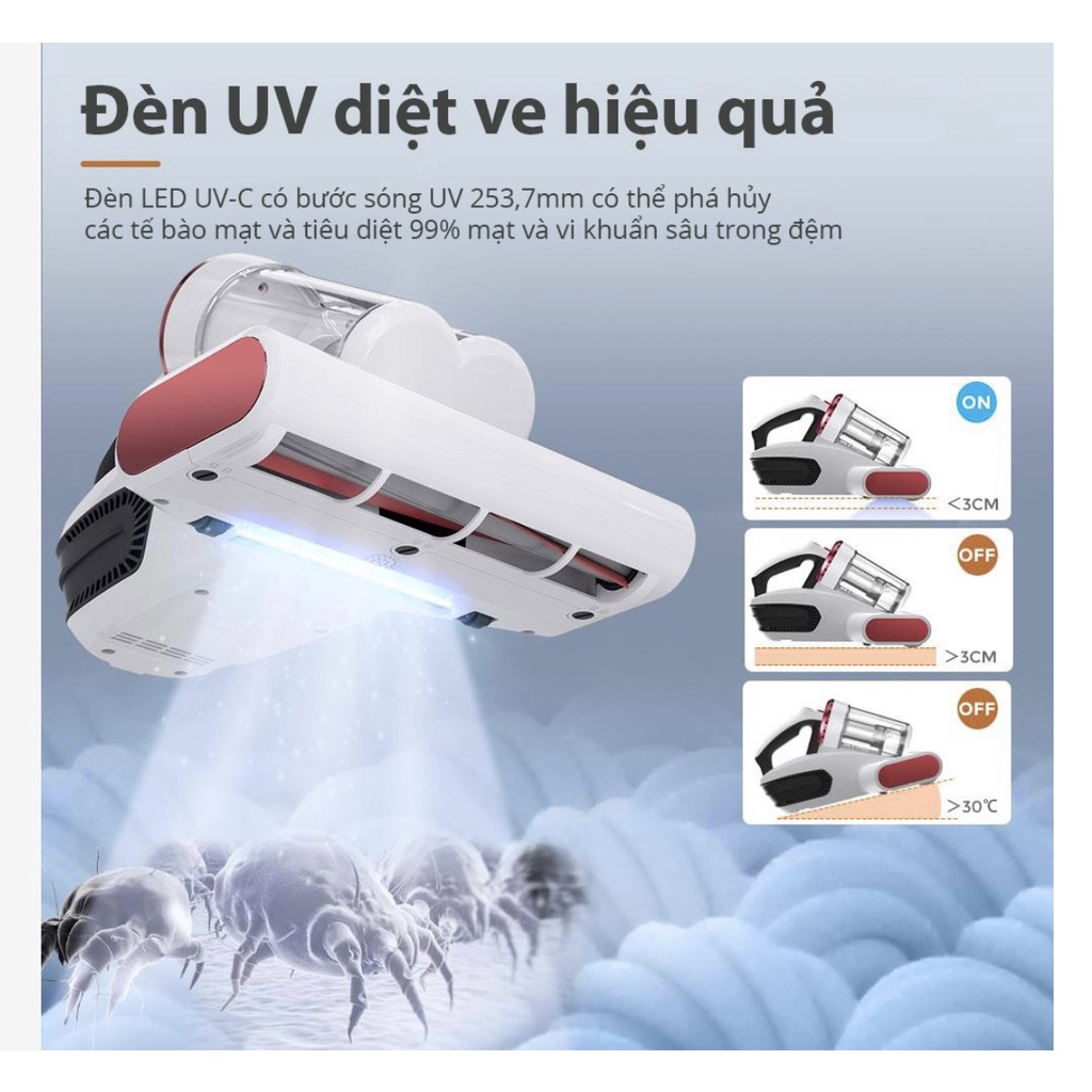 Máy hút đệm diệt khuẩn thông minh Smarock S10