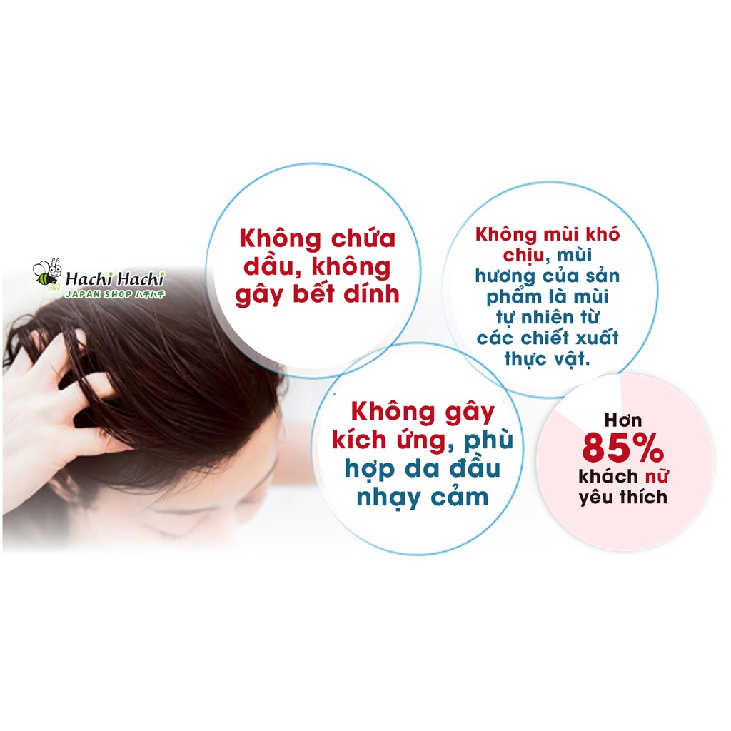 Xịt dưỡng da đầu ngăn rụng tóc Rishiri 100ml - Hachi Hachi Japan Shop