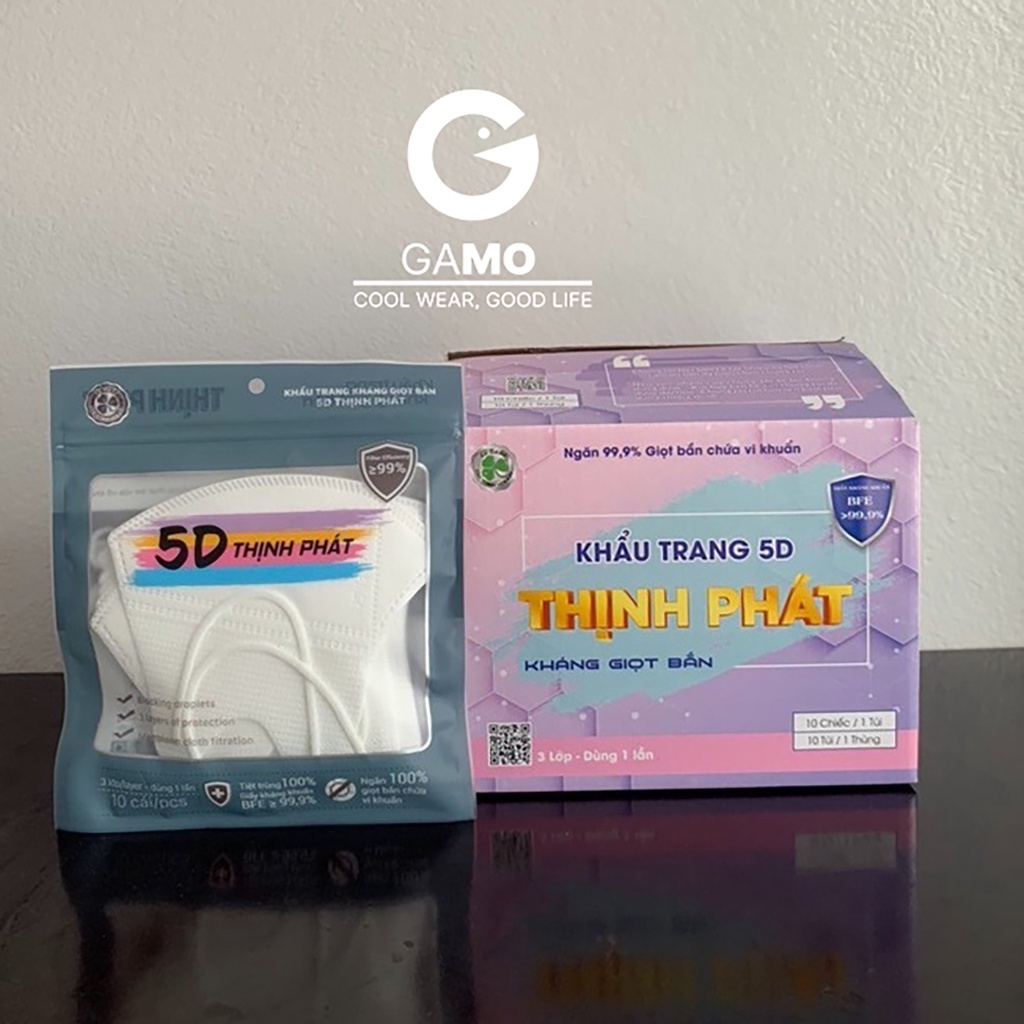 [ SIÊU RẺ - SIÊU HOT] Thùng 100 chiếc khẩu trang 5D mask Thịnh Phát hàng chính hãng có kháng khuẩn (Dành cho mặt nhỏ nhé