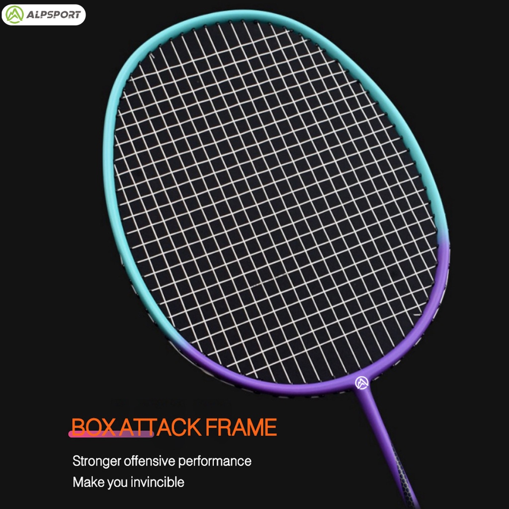 Vợt Cầu Lông 10U 52 ± 2g Tối Đa 30Lbs 100% Sợi Carbon Siêu Nhẹ