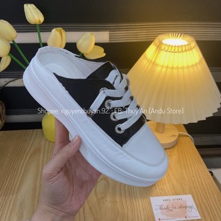 (Order) Giày sục thể thao đế 3cm Andu Store (video +ảnh thật)