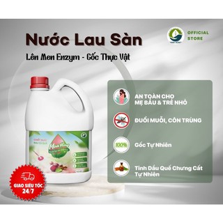 {Giảm Sốc} Nước Lau Sàn Hữu Cơ [Organic] Minh Hồng 4.2L - Giảm Côn Trùng, Ruồi, Muỗi