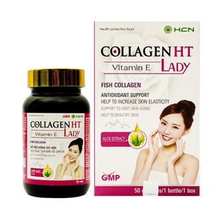 Viên uống Collagen HT làm đẹp da chống lão hóa, viên bổ sung collagen hộp 50 viên