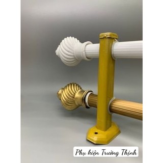 Trụ đỡ đơn, kép cho thanh rèm phi 28-33