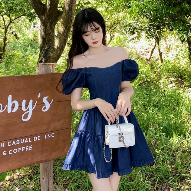 Happy-store ❤️ Mùa xuân hè 2023 phong cách đại học phong cách cổ xưa mặn ngọt quấn ngực khoe eo thon khí chất