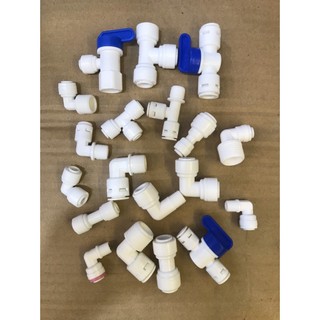 Linh phụ kiện : co , cút , nối ,khóa.... Dùng cho máy lọc nước RO,Nano - Linh kiện trong máy lọc thường thay nhất