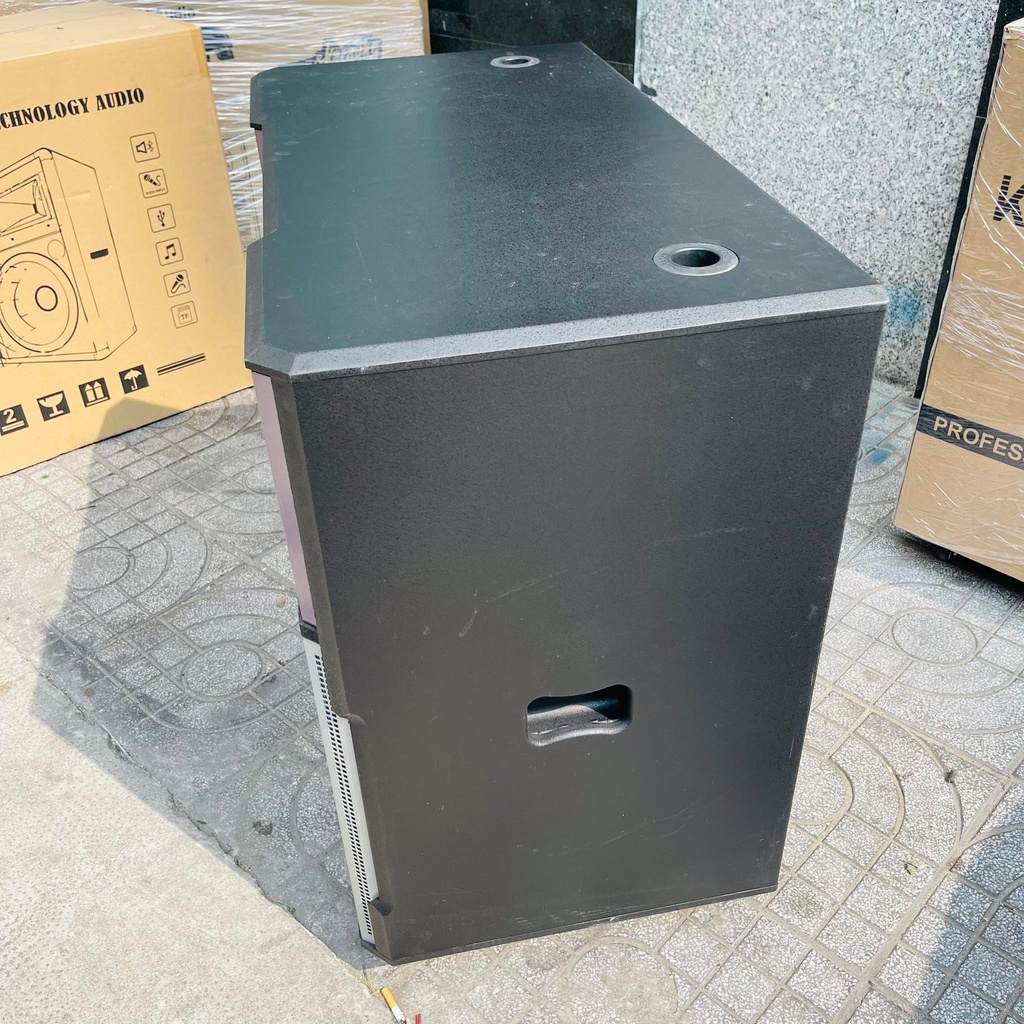 VỎ  VỎ THÙNG 4 TẤC ĐÔI LƯỚI CONG - Thùng Loa 2 Bass 40 2 Trép - 432VIETNAM CHUYÊN RÁP LOA KÉO