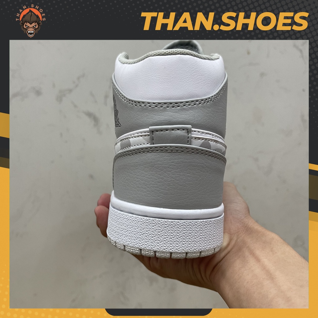Giày JD1 Mid Camo, JD1 Cao Camo - Than.Shoes