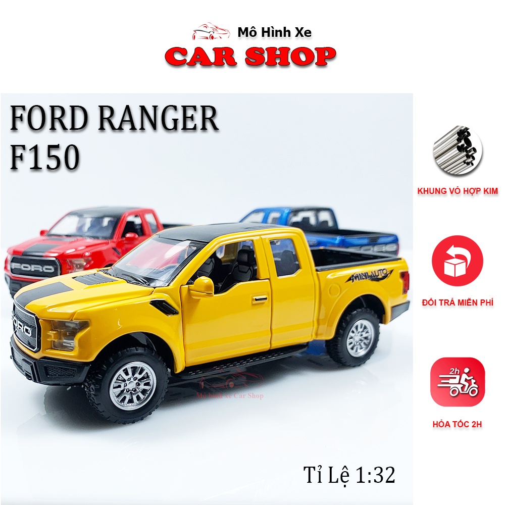 Mô Hình Xe Bán Tải Tỉ Lệ 1:32 Ford Ranger F150 hãng Miniauto