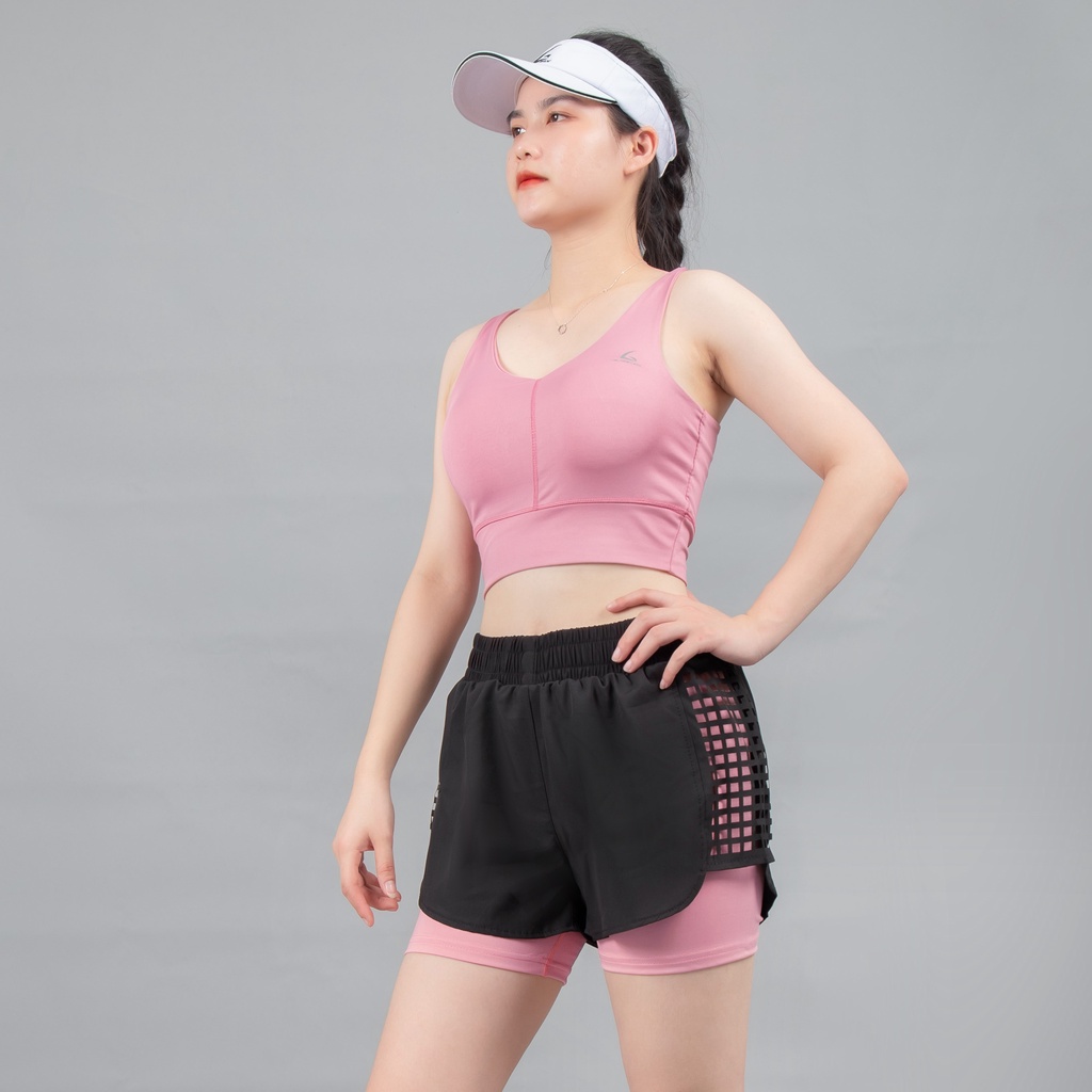 Bộ đồ thể thao Gladimax Bra Cổ Tim & Boxer Laze hỗ trợ tập gym, aerobics, chạy bộ,... hiệu quả