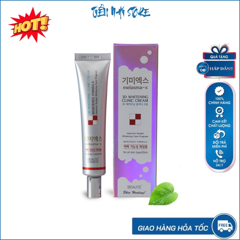 Kem dưỡng trắng giúp ngừa Nám,Tàn Nhang Melasma-X 3D Whitening Clinic Cream